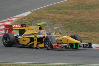 © Octane Photographic Ltd. GP2 Winter testing Barcelona Day 1, Tuesday 6th March 2012. DAMS, Felipe Nasr. Digital Ref : 0235lw7d5978