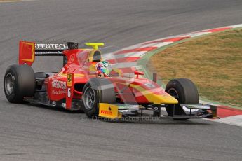 © Octane Photographic Ltd. GP2 Winter testing Barcelona Day 1, Tuesday 6th March 2012. Racing Engineering, Nathanael Berthon. Digital Ref : 0235lw7d5990