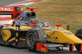 © Octane Photographic Ltd. GP2 Winter testingBarcelona Day 1, Tuesday 6th March 2012. DAMS, Davide Valsecchi. Digital Ref : 0235lw7d6008