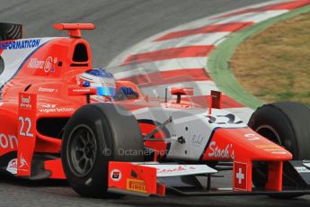 © Octane Photographic Ltd. GP2 Winter testing Barcelona Day 1, Tuesday 6th March 2012. Arden International, Simon Trummer. Digital Ref : 0235lw7d6026