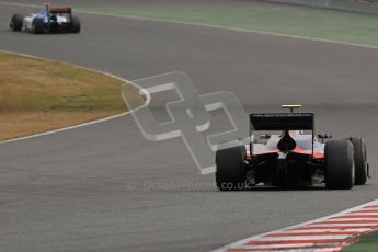 © Octane Photographic Ltd. GP2 Winter testing Barcelona Day 1, Tuesday 6th March 2012. iSport International, Marcus Ercisson. Digital Ref : 0235lw7d6145