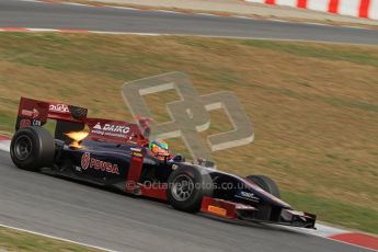 © Octane Photographic Ltd. GP2 Winter testing Barcelona Day 1, Tuesday 6th March 2012. Venezuela GP Lazarus, Fabrizio Crestani. Digital Ref : 0235lw7d6219