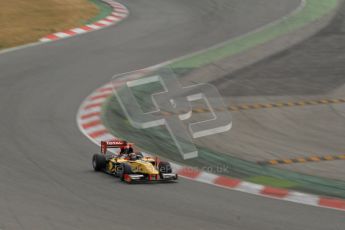 © Octane Photographic Ltd. GP2 Winter testing Barcelona Day 1, Tuesday 6th March 2012. DAMS, Davide Valsecchi. Digital Ref : 0235lw7d6335