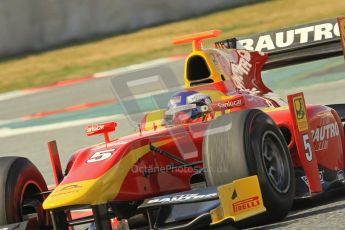© Octane Photographic Ltd. GP2 Winter testing Barcelona Day 1, Tuesday 6th March 2012. Racing Engineering, Fabio Leimer. Digital Ref : 0235lw7d7232