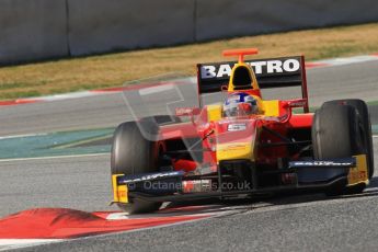 © Octane Photographic Ltd. GP2 Winter testing Barcelona Day 1, Tuesday 6th March 2012. Racing Engineering, Fabio Leimer. Digital Ref : 0235lw7d7342