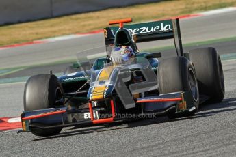 © Octane Photographic Ltd. GP2 Winter testing Barcelona Day 1, Tuesday 6th March 2012. Caterham Racing, Rodolfo Gonzales. Digital Ref : 0235lw7d7367