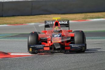 © Octane Photographic Ltd. GP2 Winter testing Barcelona Day 1, Tuesday 6th March 2012. Marussia Carlin, Rio Haryanto. Digital Ref : 0235lw7d7389