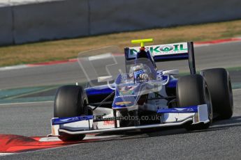 © Octane Photographic Ltd. GP2 Winter testing Barcelona Day 1, Tuesday 6th March 2012. Trident Racing, Julian Leal. Digital Ref : 0235lw7d7619