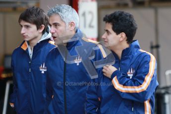 © Octane Photographic Ltd. GP2 Winter testing Barcelona Day 2, Wednesday 7th March 2012. Trident Racing, Stephane Richelmi and Julian Leal. Digital Ref : 0236cb1d4073