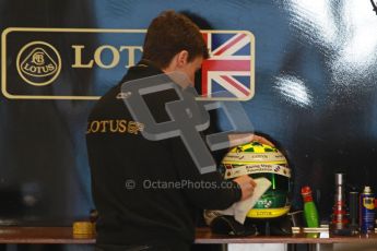 © Octane Photographic Ltd. GP2 Winter testing Barcelona Day 2, Wednesday 7th March 2012. Lotus GP, James Calado, Racing Steps. Digital Ref : 0236cb1d4084