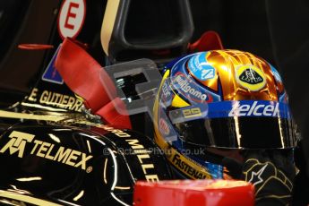 © Octane Photographic Ltd. GP2 Winter testing Barcelona Day 2, Wednesday 7th March 2012. Lotus GP, Esteban Gutierrez. Digital Ref : 0236cb1d4105