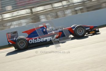 © Octane Photographic Ltd. GP2 Winter testing Barcelona Day 2, Wednesday 7th March 2012. iSport International, Marcus Ericsson. Digital Ref : 0236cb1d4538