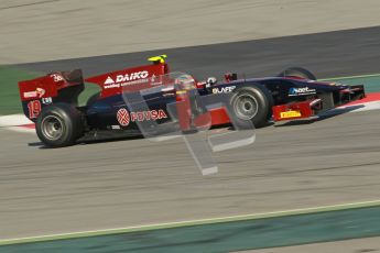 © Octane Photographic Ltd. GP2 Winter testing Barcelona Day 2, Wednesday 7th March 2012. Venezuela GP Lazarus, Giancarlo Senerelli. Digital Ref : 0236cb1d4649