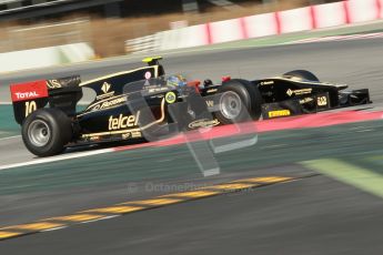 © Octane Photographic Ltd. GP2 Winter testing Barcelona Day 2, Wednesday 7th March 2012. Lotus GP, Esteban Gutierrez. Digital Ref : 0236cb1d4756