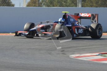 © Octane Photographic Ltd. GP2 Winter testing Barcelona Day 2, Wednesday 7th March 2012. iSport International, Jolyon Palmer. Digital Ref : 0236cb7d1842