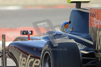 © Octane Photographic Ltd. GP2 Winter testing Barcelona Day 2, Wednesday 7th March 2012. Lotus GP, Esteban Gutierrez. Digital Ref : 0236cb7d1976