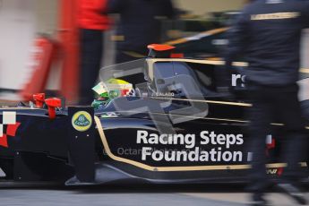 © Octane Photographic Ltd. GP2 Winter testing Barcelona Day 2, Wednesday 7th March 2012. Lotus GP, James Calado, Racing Steps. Digital Ref : 0236lw7d7812