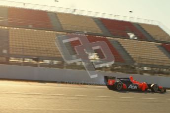 © Octane Photographic Ltd. GP2 Winter testing Barcelona Day 2, Wednesday 7th March 2012. Marussia Carlin, Max Chilton. Digital Ref : 0236lw7d8155
