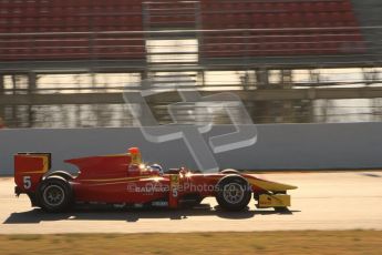 © Octane Photographic Ltd. GP2 Winter testing Barcelona Day 2, Wednesday 7th March 2012. Racing Engineering, Fabio Leimer. Digital Ref : 0236lw7d8319