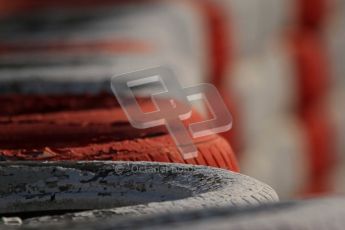 © Octane Photographic Ltd. GP2 Winter testing Barcelona Day 2, Wednesday 7th March 2012. Tyre/tire barriers. Digital Ref : 0236lw7d8386