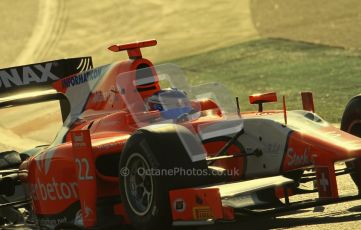 © Octane Photographic Ltd. GP2 Winter testing Barcelona Day 2, Wednesday 7th March 2012. Arden International, Simon Trummer. Digital Ref : 0236lw7d8518