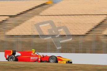 © Octane Photographic Ltd. GP2 Winter testing Barcelona Day 2, Wednesday 7th March 2012. Racing Engineering, Nathanael Berthon. Digital Ref : 0236lw7d8922