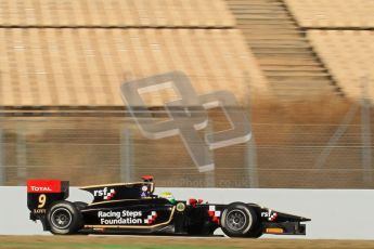 © Octane Photographic Ltd. GP2 Winter testing Barcelona Day 2, Wednesday 7th March 2012. Lotus GP, James Calado, Racing Steps. Digital Ref : 0236lw7d8969