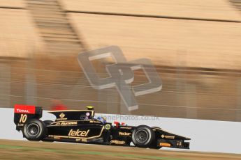 © Octane Photographic Ltd. GP2 Winter testing Barcelona Day 2, Wednesday 7th March 2012. Lotus GP, Esteban Gutierrez. Digital Ref : 0236lw7d9001