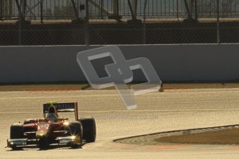 © Octane Photographic Ltd. GP2 Winter testing Barcelona Day 2, Wednesday 7th March 2012. Racing Engineering, Nathanael Berthon. Digital Ref : 0236lw7d9024
