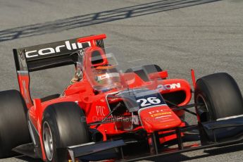 © Octane Photographic Ltd. GP2 Winter testing Barcelona Day 2, Wednesday 7th March 2012. Marussia Carlin, Max Chilton. Digital Ref : 0236lw7d9155