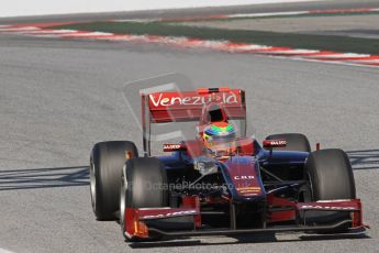 © Octane Photographic Ltd. GP2 Winter testing Barcelona Day 2, Wednesday 7th March 2012. Venezuela GP Lazarus, Fabrizio Crestani. Digital Ref : 0236lw7d9173