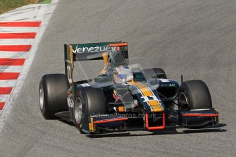 © Octane Photographic Ltd. GP2 Winter testing Barcelona Day 2, Wednesday 7th March 2012. Caterham Racing, Rodolfo Gonzales. Digital Ref : 0236lw7d9183