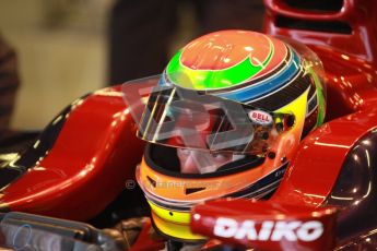 © Octane Photographic Ltd. GP2 Winter testing Barcelona Day 3, Thursday 8th March 2012. Venezuela GP Lazarus, Fabrizio Crestani. Digital Ref : 0237cb1d4964