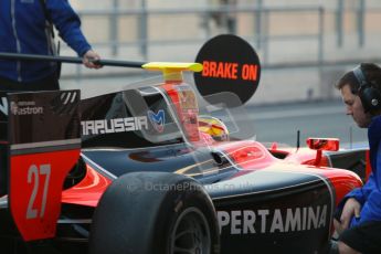 © Octane Photographic Ltd. GP2 Winter testing Barcelona Day 3, Thursday 8th March 2012. Marussia Carlin, Rio Haryanto. Digital Ref : 0237cb1d5048
