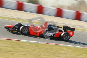 © Octane Photographic Ltd. GP2 Winter testing Barcelona Day 3, Thursday 8th March 2012. Marussia Carlin, Max Chilton. Digital Ref : 0237cb1d5261