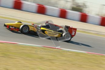 © Octane Photographic Ltd. GP2 Winter testing Barcelona Day 3, Thursday 8th March 2012. DAMS, Davide Valsecchi. Digital Ref : 0237cb1d5274