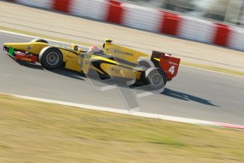 © Octane Photographic Ltd. GP2 Winter testing Barcelona Day 3, Thursday 8th March 2012. DAMS, Felipe Nasr. Digital Ref : 0237cb1d5287