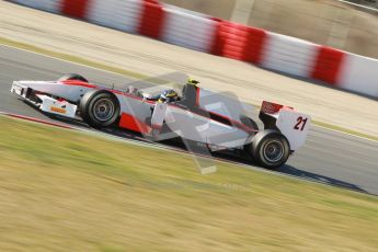 © Octane Photographic Ltd. GP2 Winter testing Barcelona Day 3, Thursday 8th March 2012. Rapax, Tom Dillman. Digital Ref : 0237cb1d5385