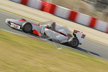 © Octane Photographic Ltd. GP2 Winter testing Barcelona Day 3, Thursday 8th March 2012. Rapax, Ricardo Teixeira. Digital Ref : 0237cb1d5391