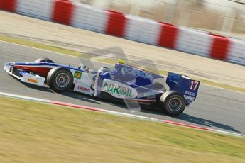 © Octane Photographic Ltd. GP2 Winter testing Barcelona Day 3, Thursday 8th March 2012. Trident Racing, Julian Leal. Digital Ref : 0237cb1d5425