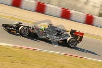 © Octane Photographic Ltd. GP2 Winter testing Barcelona Day 3, Thursday 8th March 2012. Lotus GP, James Calado, Racing Steps. Digital Ref : 0237cb1d5515