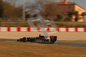 © Octane Photographic Ltd. GP2 Winter testing Barcelona Day 3, Thursday 8th March 2012. Lotus GP, James Calado, Racing Steps. Digital Ref : 0237cb1d5582