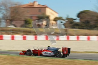 © Octane Photographic Ltd. GP2 Winter testing Barcelona Day 3, Thursday 8th March 2012. Scuderia Coloni, Fabio Onidi. Digital Ref : 0237cb1d5602