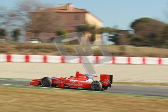 © Octane Photographic Ltd. GP2 Winter testing Barcelona Day 3, Thursday 8th March 2012. Arden International, Simon Trummer. Digital Ref : 0237cb1d5630