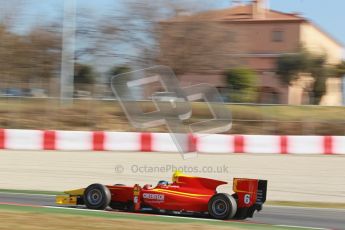 © Octane Photographic Ltd. GP2 Winter testing Barcelona Day 3, Thursday 8th March 2012. Racing Engineering, Nathanael Berthon. Digital Ref : 0237cb1d5649