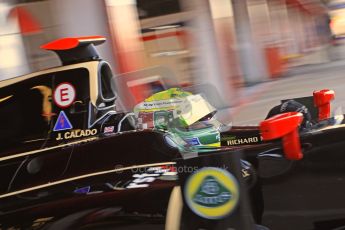 © Octane Photographic Ltd. GP2 Winter testing Barcelona Day 3, Thursday 8th March 2012. Lotus GP, James Calado, Racing Steps. Digital Ref : 0237cb7d2311