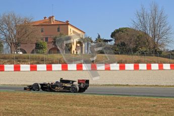 © Octane Photographic Ltd. GP2 Winter testing Barcelona Day 3, Thursday 8th March 2012. Lotus GP, Esteban Gutierrez. Digital Ref : 0237cb7d2557