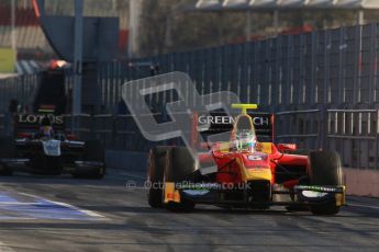 © Octane Photographic Ltd. GP2 Winter testing Barcelona Day 3, Thursday 8th March 2012. Racing Engineering, Nathanael Berthon. Digital Ref : 0237lw7d9277