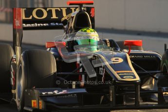 © Octane Photographic Ltd. GP2 Winter testing Barcelona Day 3, Thursday 8th March 2012. Lotus GP, James Calado, Racing Steps. Digital Ref : 0237lw7d9299