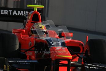 © Octane Photographic Ltd. GP2 Winter testing Barcelona Day 3, Thursday 8th March 2012. Marussia Carlin, Rio Haryanto. Digital Ref : 0237lw7d9323